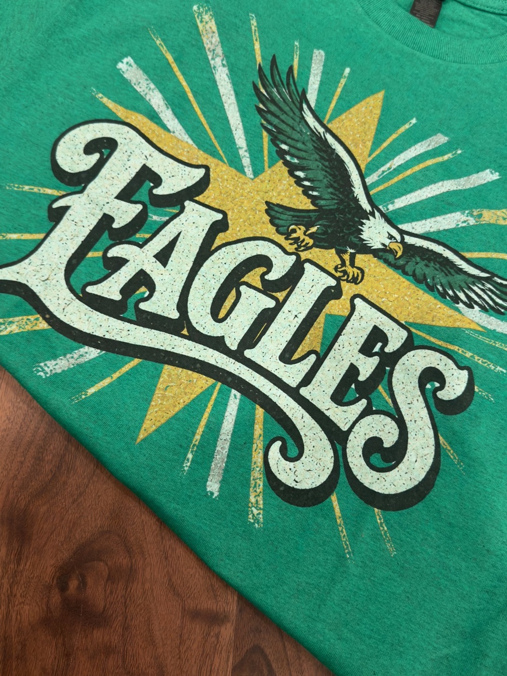 Eagles Graphic Kids Tee - Green